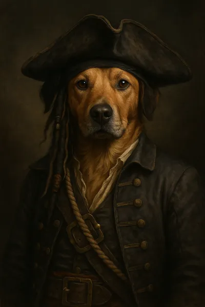Pirate pet art style