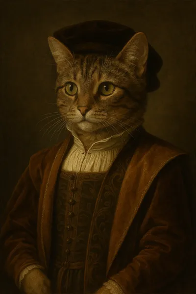 Renaissance pet art style